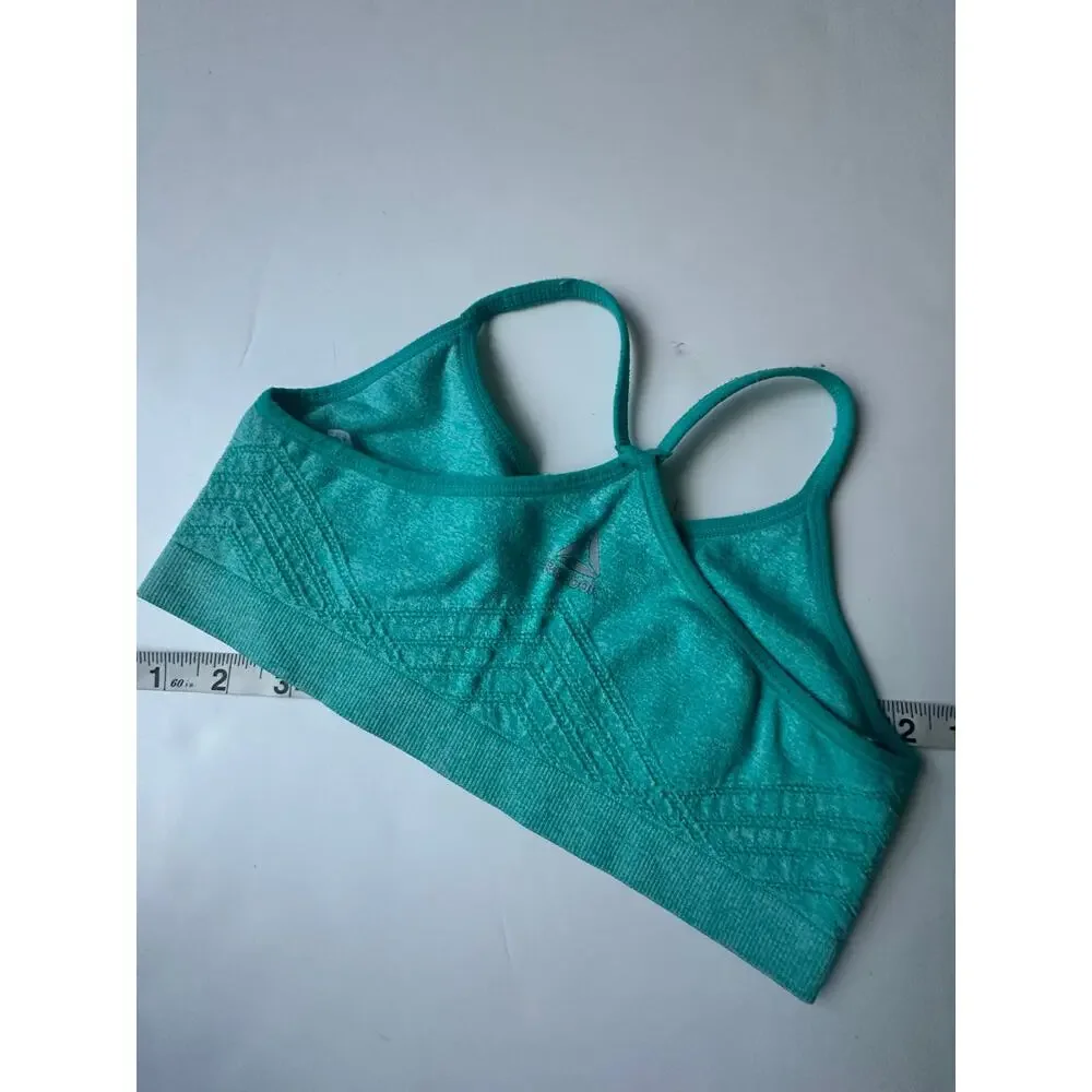 Reebok Teal Sports Athletic Bra - Comfortable Support